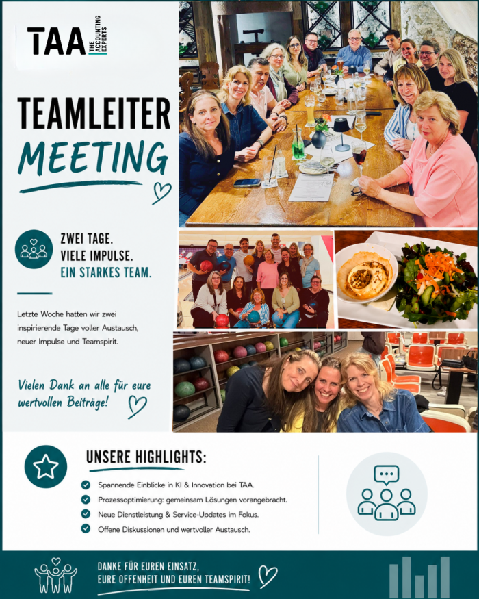 Teamleitermeeting – Zwei Tage voller Austausch 💬, neuer Impulse 💡 und echtem Teamspirit. 🚀