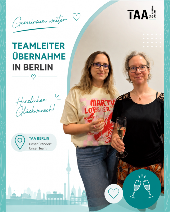 📍 Teamleiterübernahme in unserem Standort Berlin 📍